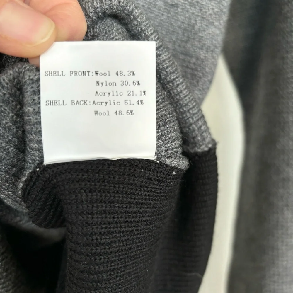 River Stone Gray‎ & Black Sweater Size M - Picture 5 of 5